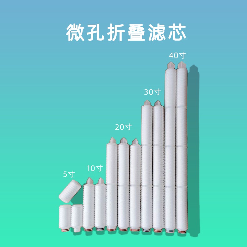 微孔折叠滤芯